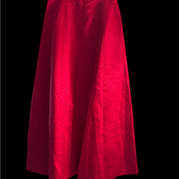 Talbots Vibrant Red A-Line Skirt - Picture 2 of 3